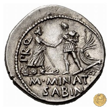 470/1a - denario Cn. Pompeius / M. Minatius Sabinus 46-45 BC (Spagna) 470/1a - denario Cn. Pompeius / M. Minatius Sabinus 46-45 BC (Spagna)